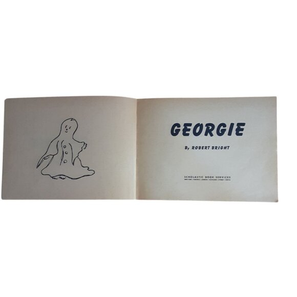 Georgie By Robert Bright Childrens Scholastic Books 1960 Ghost Story Halloween - Picture 3 of 7